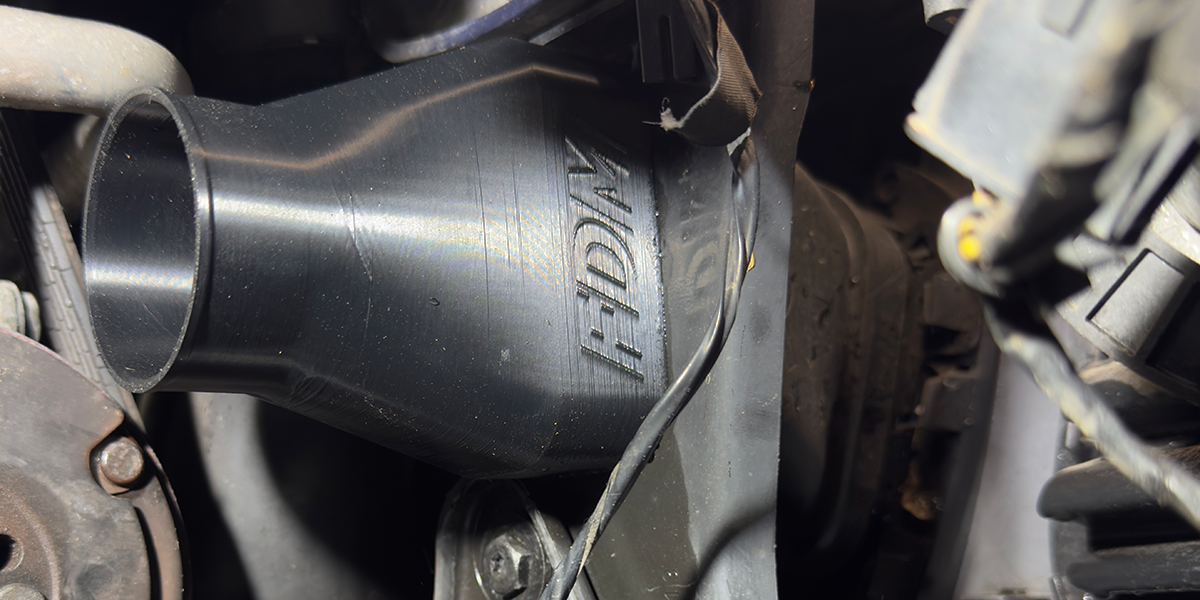FDM Mini Cooper JCW Gen 2 Brake Duct cooling adapters. Fast Design Motorsports